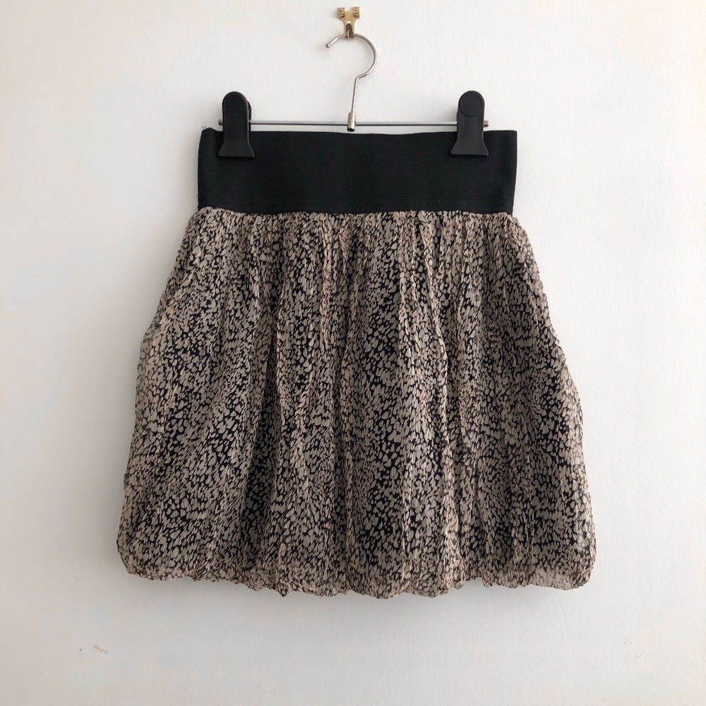 Zara mini skirt with print
